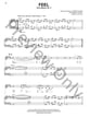 Feel piano sheet music cover